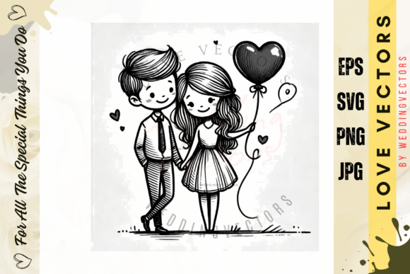 C2630: Elegant Love Vectors for Timeless Designs