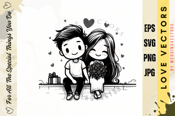C2671: A Designer's Guide to Wedding Couple and Love Vectors