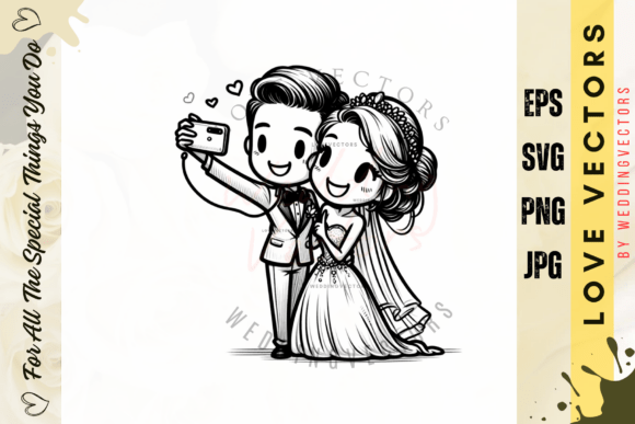 C3198: Unveiling a Luxurious Collection of Wedding and Love Vectors