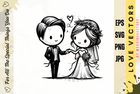C3780: Capturing Modern Love in Stunning Vector Art
