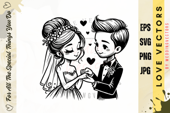 Capturing Forever: The Timeless Appeal of Wedding Couple Vectors