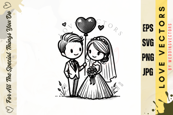 Designing with Heart: The C3643 Wedding Vector Collection