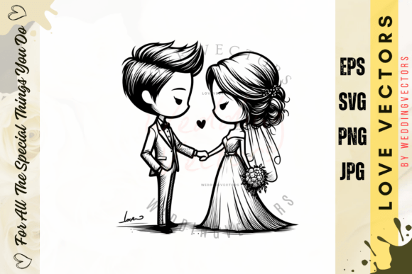 Designing with Heart: The C3710 Wedding and Love Vectors