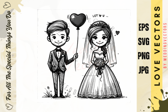 Wedding Couple and Love Vectors - C3709: A Design Deep Dive